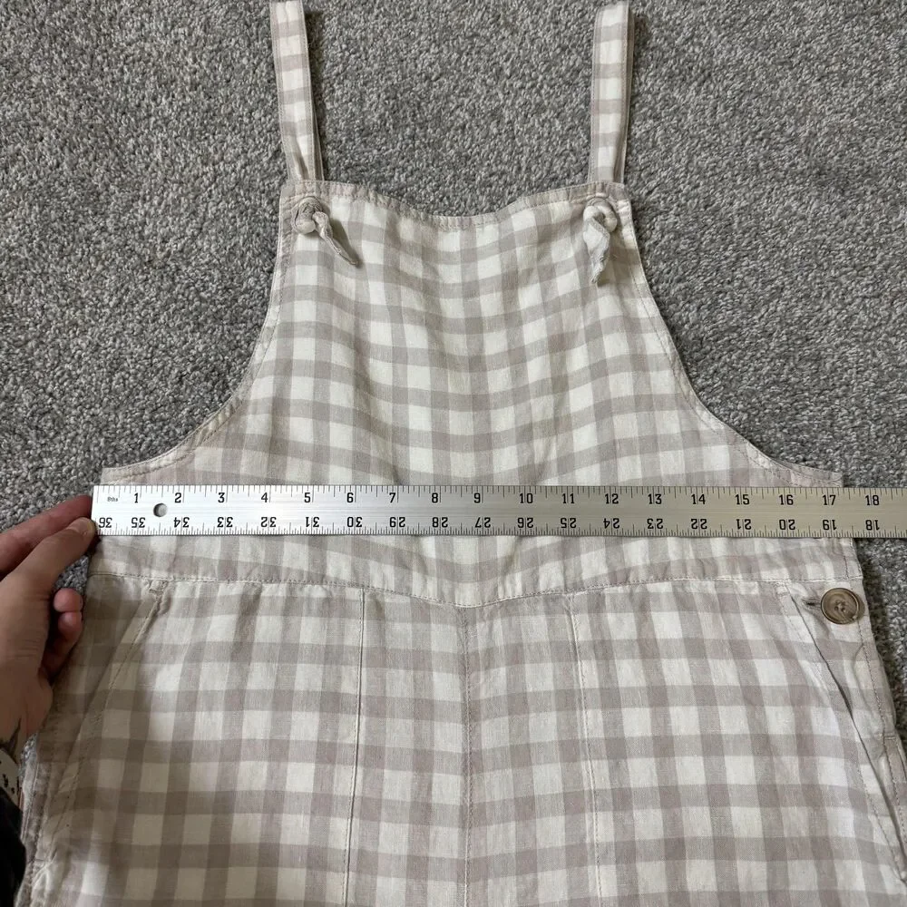 Lou & Grey Checkered Jumpsuit in Cream and Tan - Picture 12 of 13